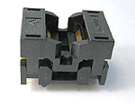 Boyd 656C1242211 - 24 pin SSOP open top test socket.