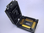 Yamaichi IC51-1284-976-2 Closed top, 128 Pin TQFP Package test socket