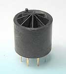 Boyd 611-1082314, 4 or 8 pin round open top, TO-5 8 pin test socket.